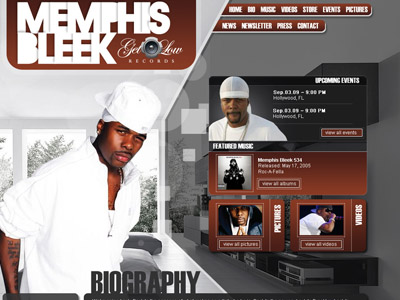 Memphis Bleek Website